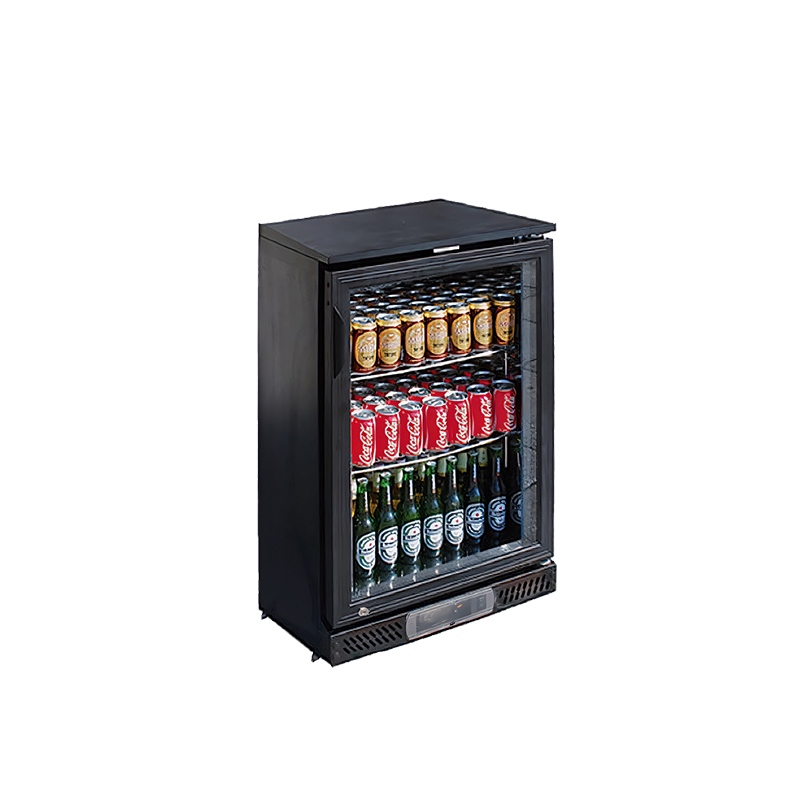 1 Door Back Bar Cooler Display Drinks Fridge Refrigeration Equipment