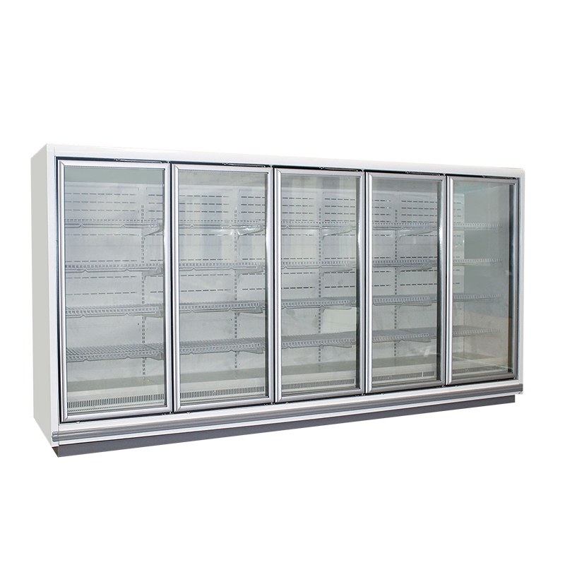 Commercial Glass Door Cooler Refrigerator For Supermarket Drinks Display